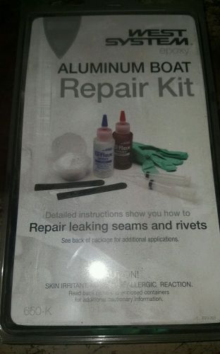 West systems aluminum boat repair kit