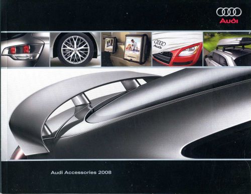 Audi accessories 2008 dealer brochure