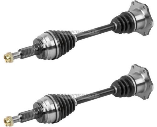 Pair new front left right cv drive axle shaft assembly fits chevy gmc &amp; cadillac