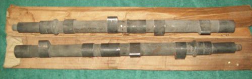 Alfa romeo camshafts (pair) nitrided steel billet (pittatore grind 77)