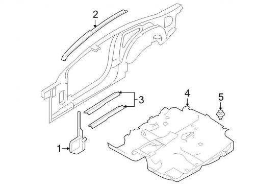 Ford oem floor carpet 8r3z6313000bf image 4