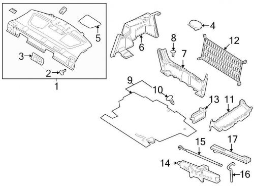 Ford oem speaker cover 9e5z18978bd image 5