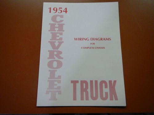 1954 chevrolet truck wiring diagram manual