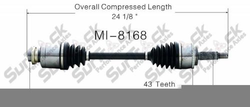 Surtrack mi8168 left new cv complete assembly