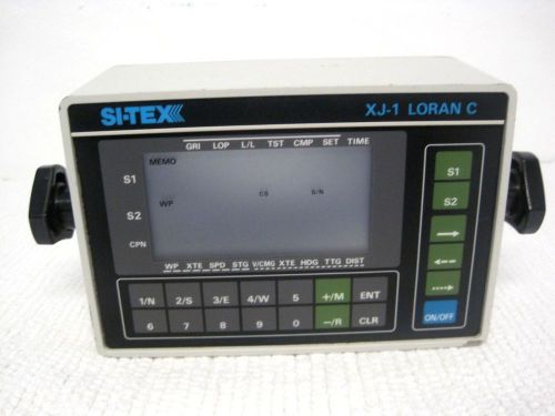 Vintage si-tex xj-1 loran c receiver boat navigation system-for parts or project