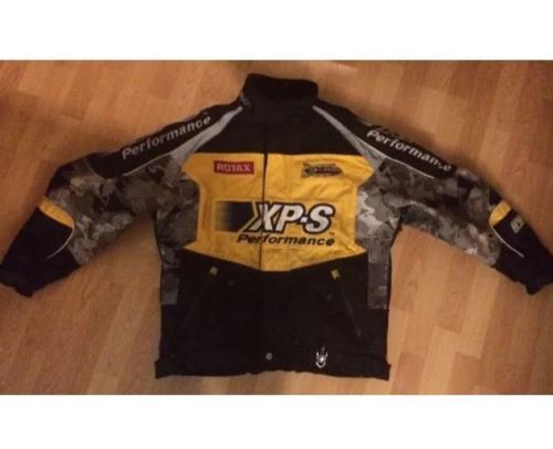 Ski-doo mens winter jacket &#034;authentic&#034; racing, xp-s sponsor,size small