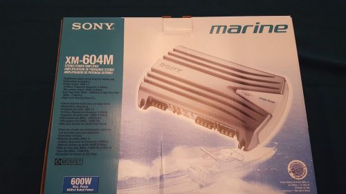 Sony marine amplifier (new in box)