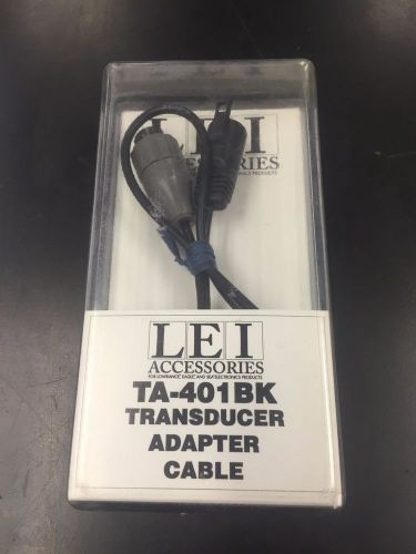 Lei accessories lowrance eagle transducer adapter ta-401bk 8-97