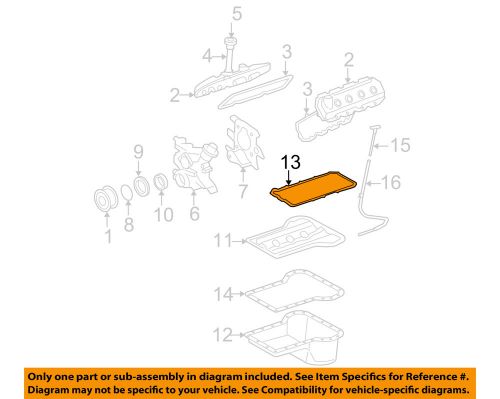 Ford oem 03-10 f-350 super duty-engine oil pan gasket 3c3z6710ca