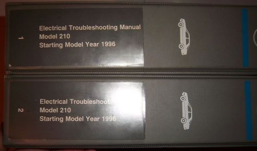 1996 mercedes-benz model 210 electrial troudleshooting manual volume 1 and 2