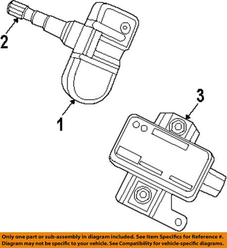 Ram trucks oem 56029470ad tire pressure monitor-module