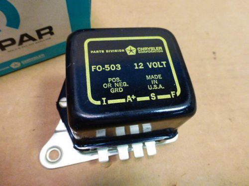 Mopar nos fo-503 voltage regulator 12v