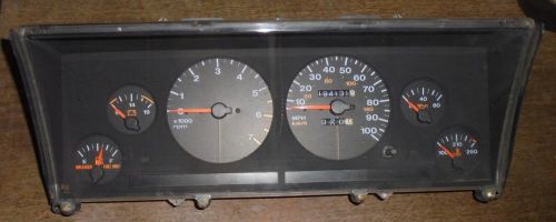 1993 jeep grand cherokee speedometer gauge instrument  cluster w/tachometer