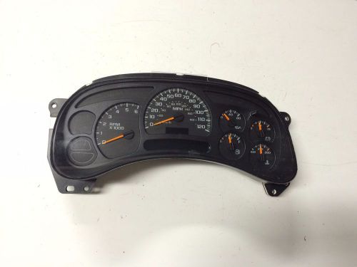 04 chevy tahoe speedometer cluster #15224141 unknown miles