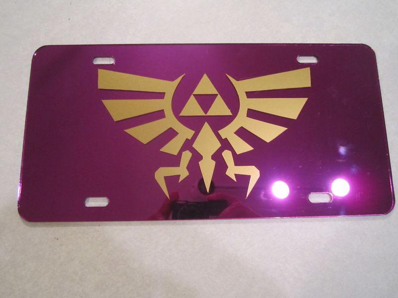 The legend of zelda hyrule eagle license vanity plate frame 