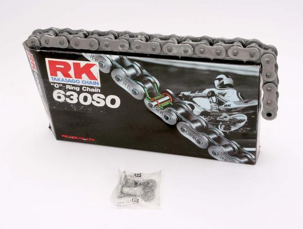 Rk chain 630 so street o-ring 100 links natural