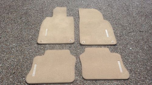 Porsche cayenne 958 oem factory genuine biege color floor carpet mat set