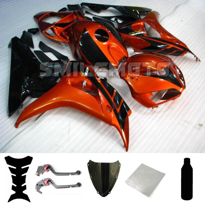 Bundle injection fairing windscreen levers for honda 2006 2007 cbr 1000 rr pbh