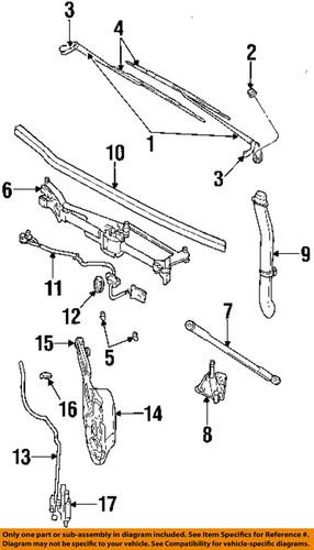 Mopar oem 5080842aa wiper & washer-windshield-wiper pivot