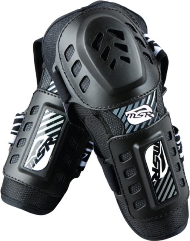 New msr gravity youth motocross elbow pad, black, one size