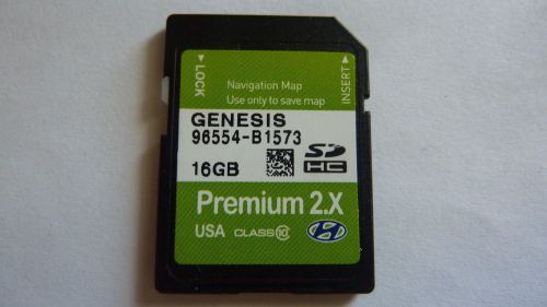 2015 hyundai genesis navigation map sd card  96554-b573  premium 2.x  save big$$