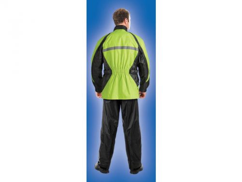 Brooks black &amp; orange rain suit water proof, reflective highlights, 3 pockets