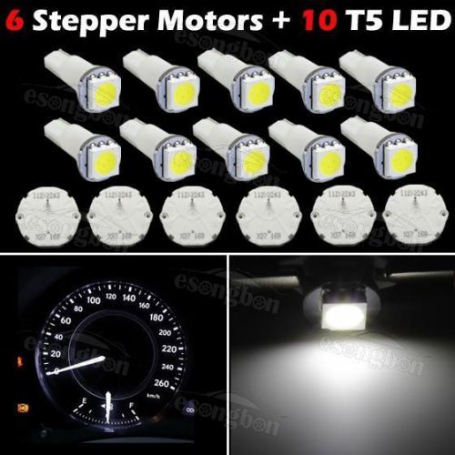 6x x27.168 instrument cluster gauge speedometer repair kit 10xwhite t5 led light