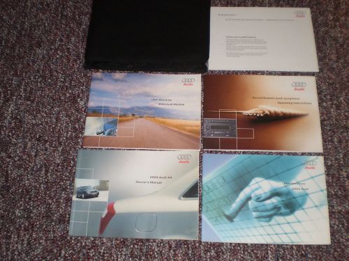 2004 audi a4 car owners manual books guide case all models
