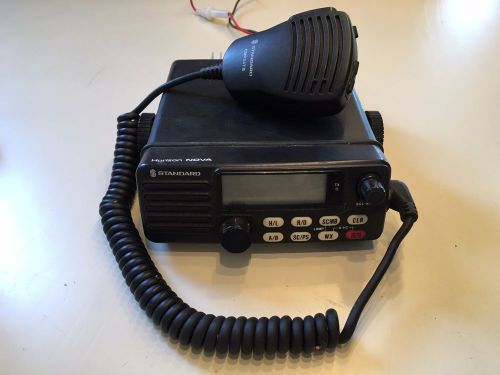 Standard horizon nova vhf fm marine radio model gx2330s w/ mic cmp347b untested