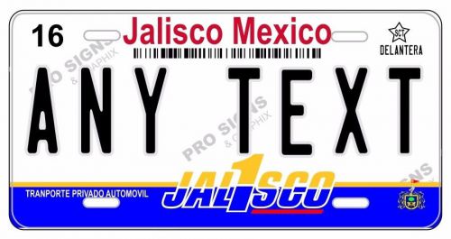 Jalisco mexico license plate auto truck placas