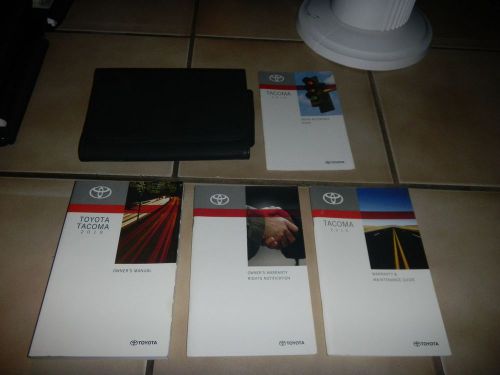 2010 toyota tacoma owners manual set + free shipping