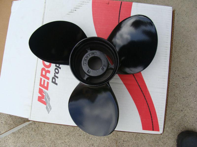 New mercury black max 3 blade prop propeller 23 p x 14 rh aluminum 