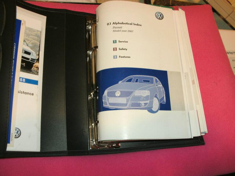 Auto: 2007 vw passat owner's manual and quick reference guide