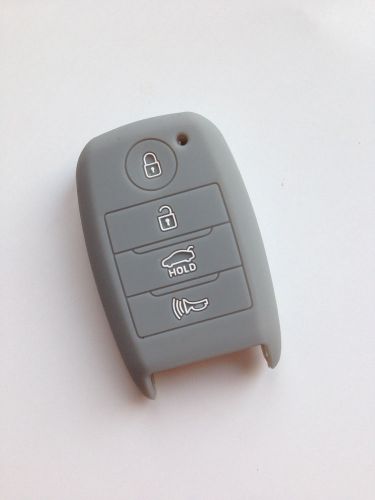 Gray protective key cover protector remote for kia k3 cerato optima forte rio