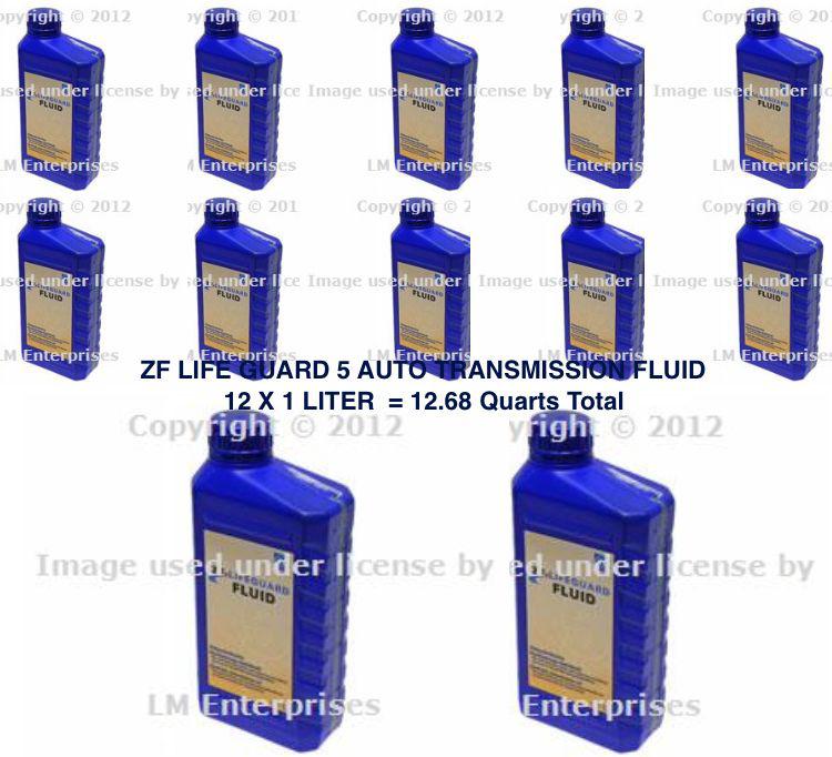 Bmw zf lifeguard 5 automatic transmission fluid replaces esso lt 71141 12-liter 