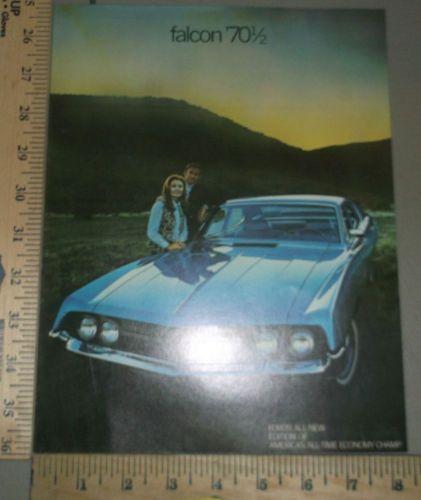 1970 1/2 ford falcon brochure folder original