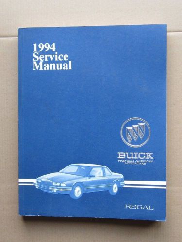 1994 buick regal service manual volume 1 only