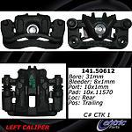 Centric parts 141.50612 rear left rebuilt caliper with hardware