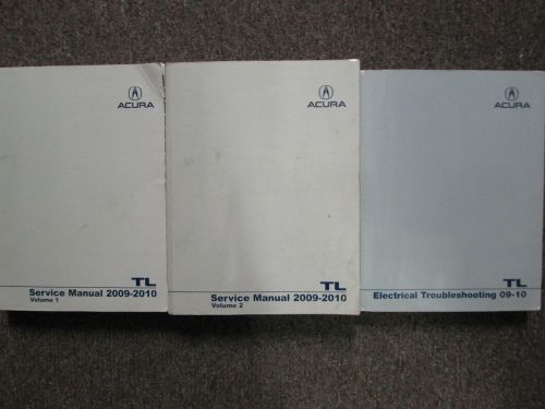 2009 2010 acura tl t l service repair shop manual w wiring diagram etm oem