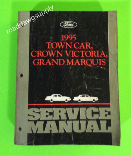 1995 ford crown victoria grand marquis town car service shop repair manual book