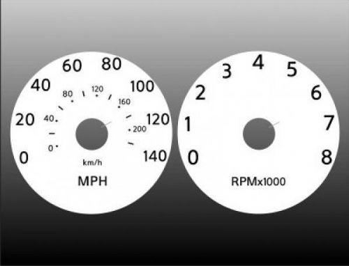 White face gauge kit fits 2007-2009 nissan sentra dash instrument cluster 07-09