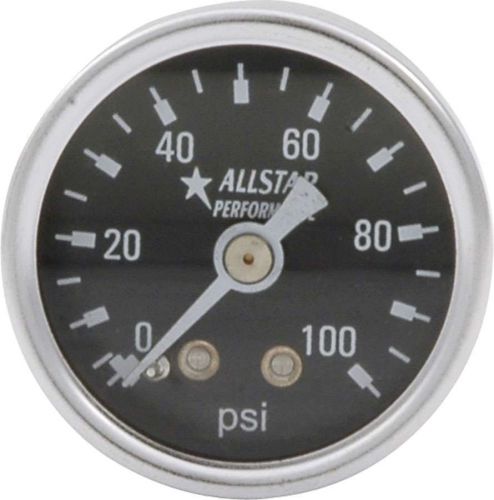 Allstar performance 1.5in gauge 0-100 psi dry type