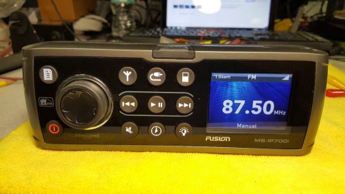 Fusion ms-ip700i marine boat radio ipod dock sirius factory refurbished tested