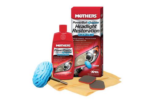 Headlight restoration kit auto car glass cleaners mothers brand new 07250