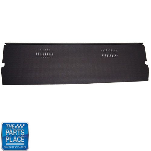 1968-72 cutlass / 442 rear package tray - mesh speaker - black