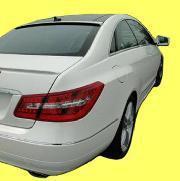 Painted mercedes benz e class 2dr roof spoiler 2010-2014