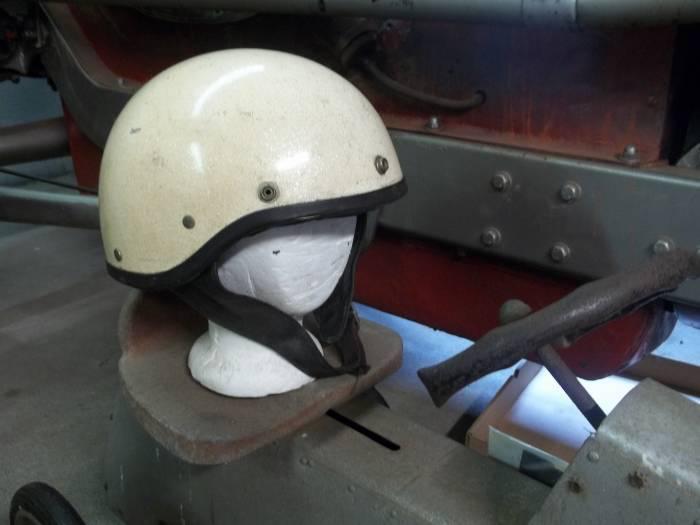 Vintage race car - motorcycle helmet bell shorty 1968