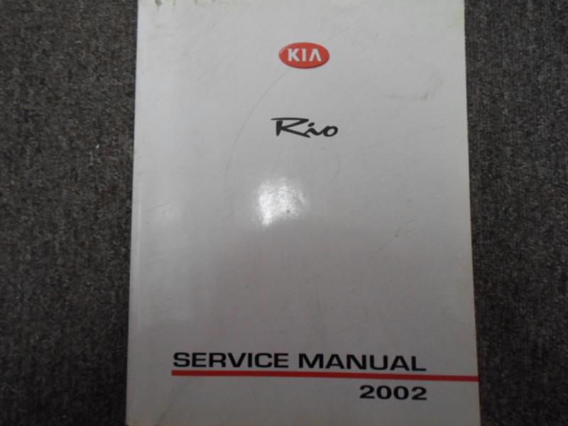 2002 kia rio service repair shop manual factory dealer ship oem book 02 x