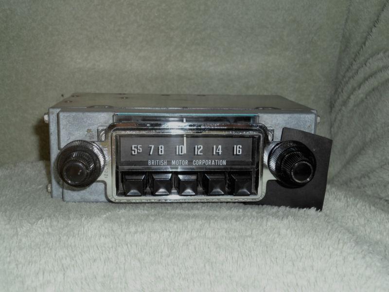 1964   b.m.c. working radio, austin healey 3000, mga, mgb and triumph (oem)