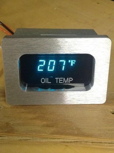 Dakota digital odyssey rectangular bezel oil temp gauge (& free sending unit)